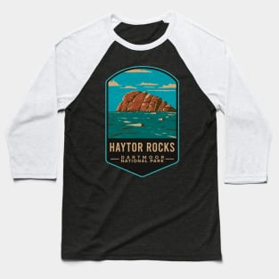 Haytor Rocks Dartmoor National Park Baseball T-Shirt